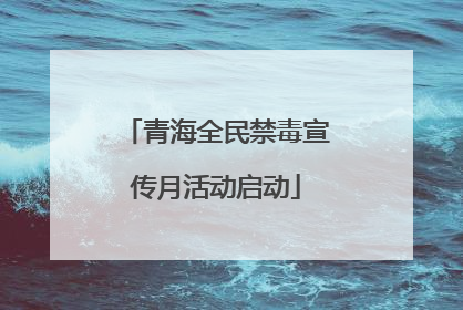 青海全民禁毒宣传月活动启动