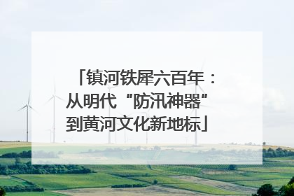 镇河铁犀六百年：从明代“防汛神器”到黄河文化新地标