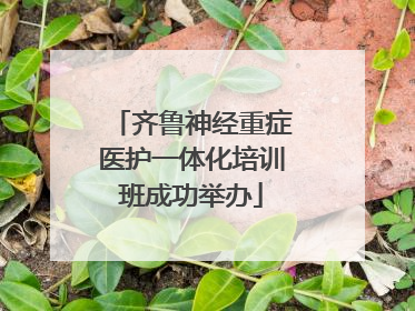 齐鲁神经重症医护一体化培训班成功举办
