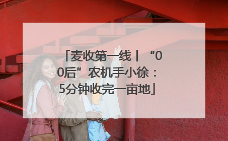 麦收第一线丨“00后”农机手小徐：5分钟收完一亩地
