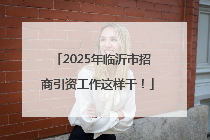2025年临沂市招商引资工作这样干！