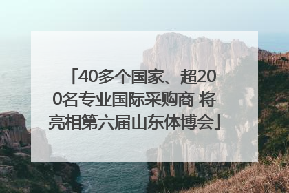 40多个国家、超200名专业国际采购商 将亮相第六届山东体博会