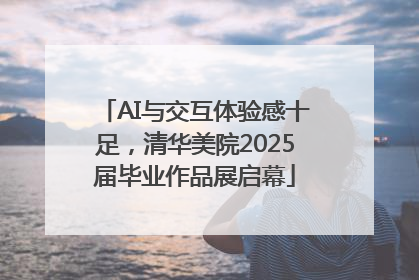 AI与交互体验感十足，清华美院2025届毕业作品展启幕