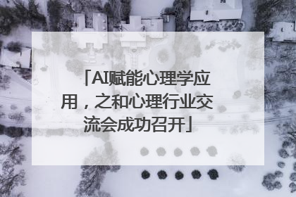 AI赋能心理学应用，之和心理行业交流会成功召开