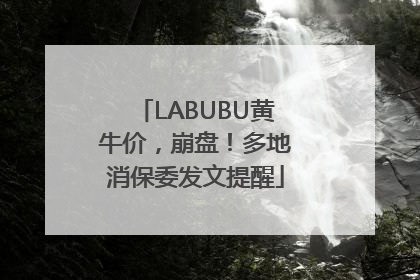 LABUBU黄牛价，崩盘！多地消保委发文提醒